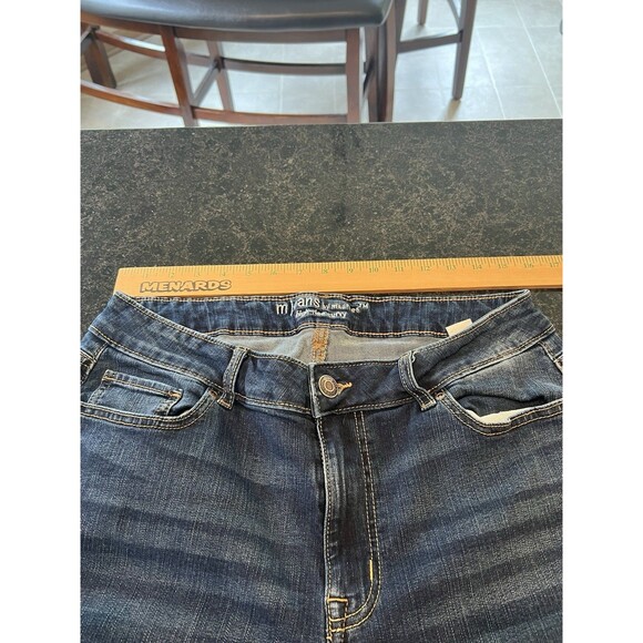 Maurices Women's 16 REG Dark Wash High Rise Curvy Bootcut Jeans M - Picture 13 of 16